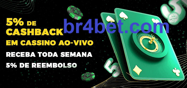 Promoções do cassino ao Vivo br4bet